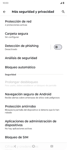 Pulsa Bloqueo de SIM.