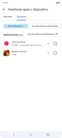 Pulsa la app deseada.
