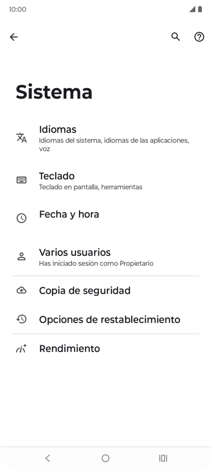 Pulsa Fecha y hora.