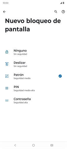 Pulsa Ninguno.