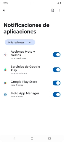 Pulsa la lista desplegable.