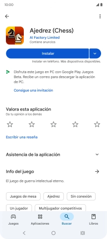 Pulsa la tecla de inicio para terminar y regresar a la pantalla de inicio.