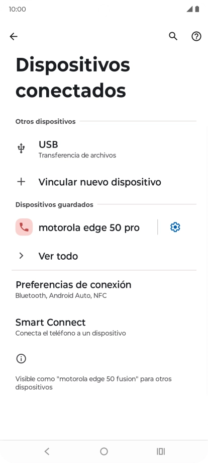 Pulsa la tecla de inicio para terminar y regresar a la pantalla de inicio.