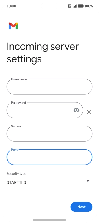 Press the drop down list below 