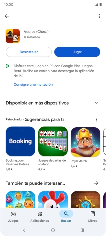 Pulsa la tecla de inicio para terminar y regresar a la pantalla de inicio.