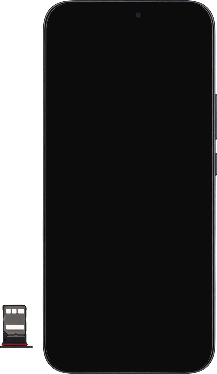 Turn your SIM so the angled corner of the SIM matches the angled corner of the second SIM holder and place your SIM in the SIM holder.