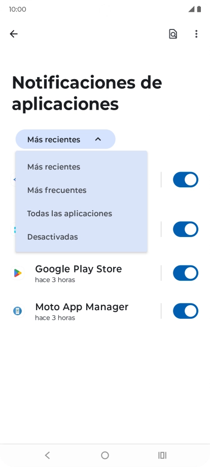 Pulsa Todas las aplicaciones.