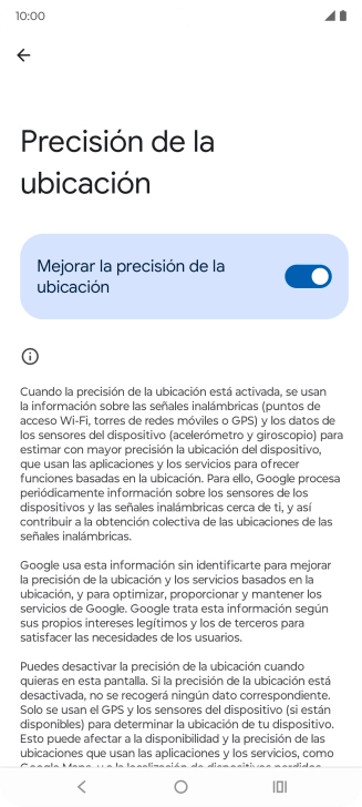 Si pulsas el indicador junto a 