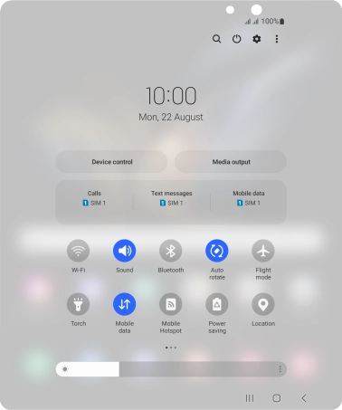 Samsung Galaxy Z Fold4 - Select dual SIM settings | Vodafone UK