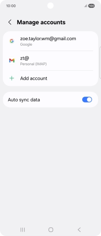 Press the Home key to return to the home screen.