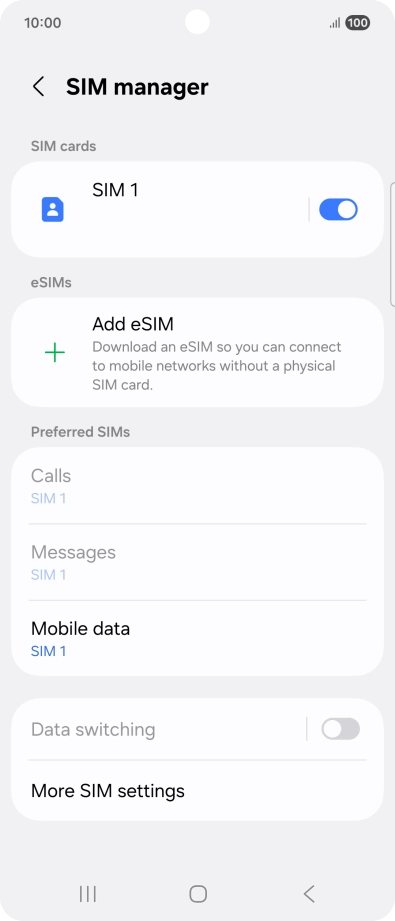 Press Add eSIM.