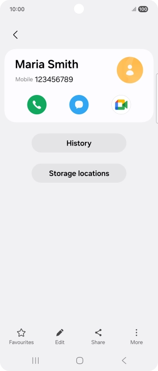 Press the Home key to return to the home screen.