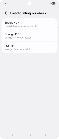 Press FDN list.