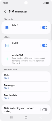 Press the Home key to return to the home screen.