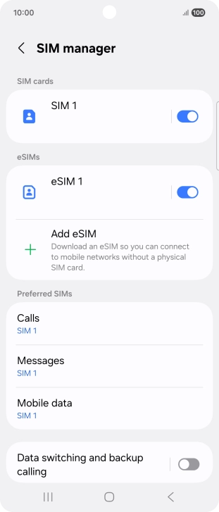 Press the Home key to return to the home screen.