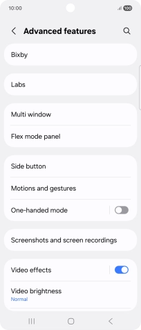 Press Bixby.