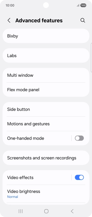Press Bixby.