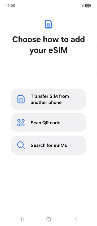Press Scan QR code.