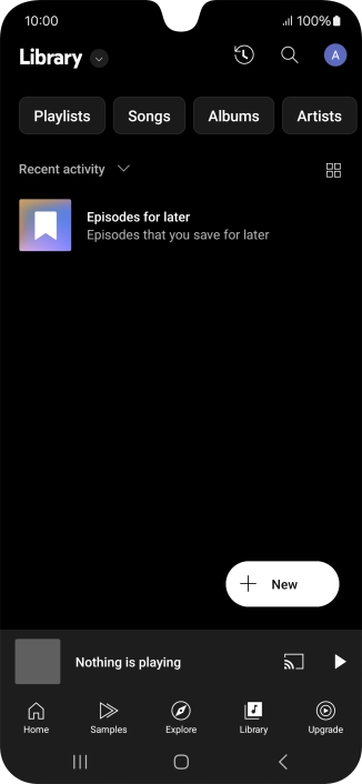 Press the drop down list.