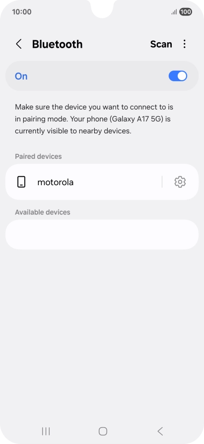 Press the Home key to return to the home screen.