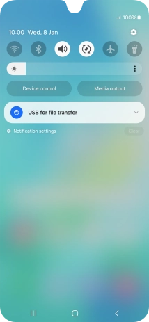 Press the drop down list.