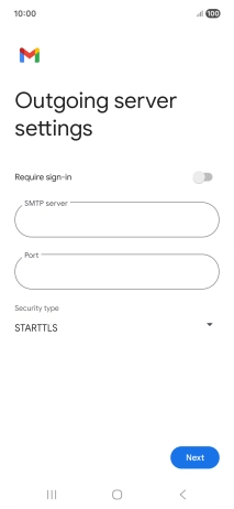 Press the field below 