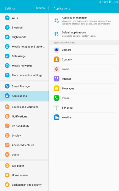 samsung galaxy tab app store