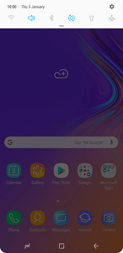 galaxy a7 2018 android 10