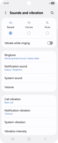 Press Notification sound.