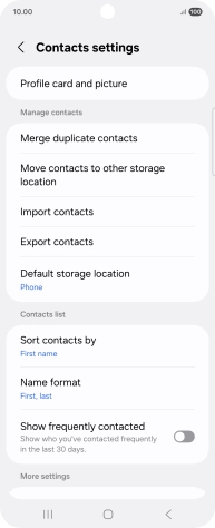 Press Merge duplicate contacts.