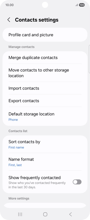 Press Merge duplicate contacts.