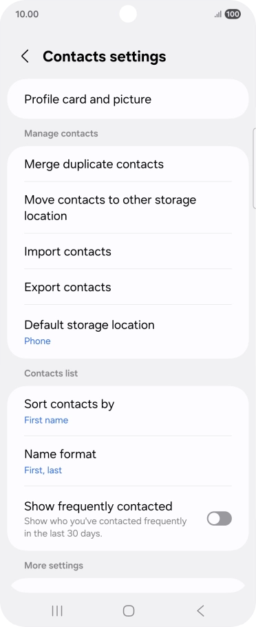 Press Merge duplicate contacts.