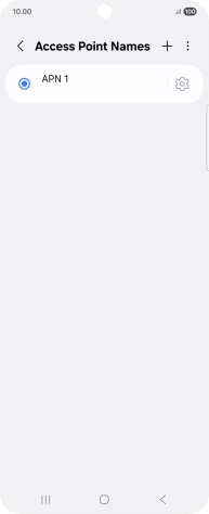 Press the add icon.