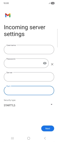 Press the drop down list below 
