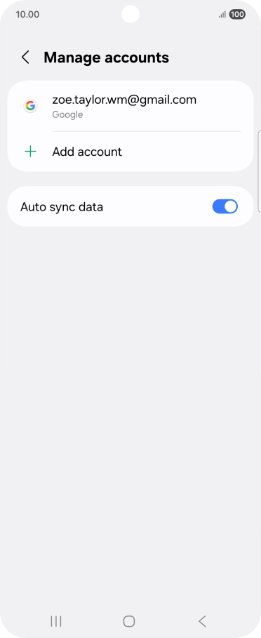Press the Home key to return to the home screen.