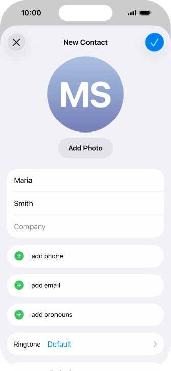 Press add phone.