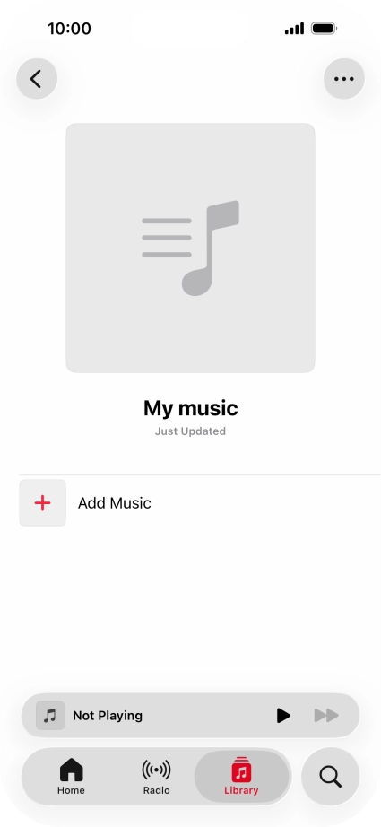 Press Add Music.
