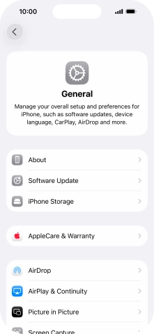 Press iPhone Storage.