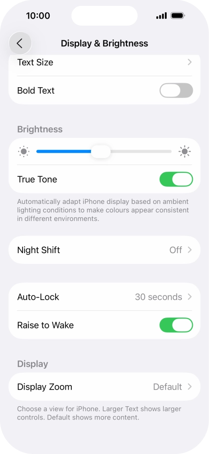Press Auto-Lock.