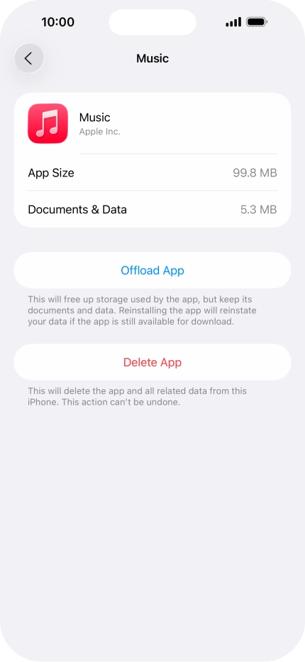 Press Offload App.