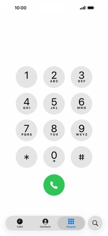 Key in ##002# and press the call icon.