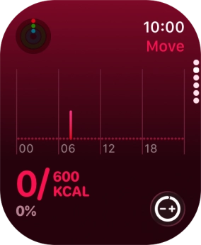 Keep sliding upwards to see the number of steps, distance and number of floors you've covered.