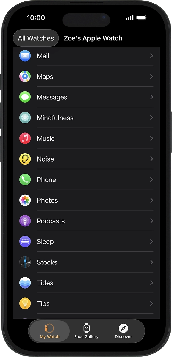 On your phone: Press Music.