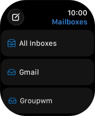 Press the required email account.