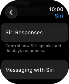 Press Siri Responses.