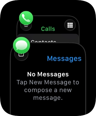 Press the Digital Crown twice in quick succession to open the list of the most recently used apps.
