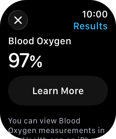 Your result is displayed on the screen.