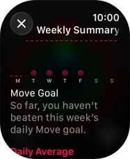 Press the Digital Crown several times to return to the main menu.