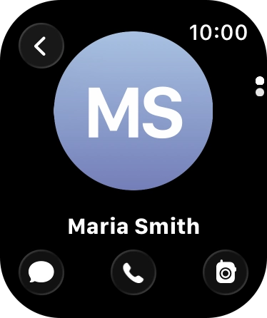Press the call icon.