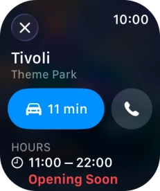Press the start journey icon.